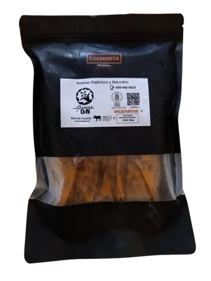 Cochinita pibil de cerdo pelón criollo Peloncito 500grs