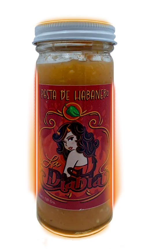 Pasta de chile habanero La Diabla Naranja
